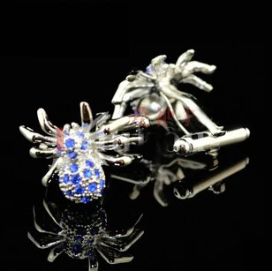 Free shipping Spider Cufflinks blue color crystal design hotsale copper material cufflinks whoelsale&retail
Free shipping Spider Cufflinks blue color crystal design hotsale copper material cufflinks whoelsale&retail