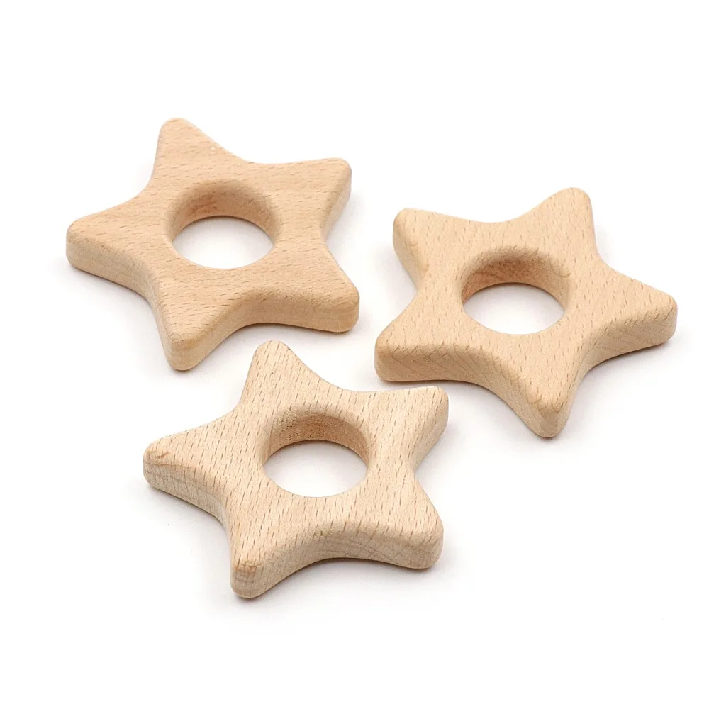 JOJOCHEW 2pcs Beech Wood Teether Star Food Grade Wooden Teether Charms for Teething Necklace Natural wood made
JOJOCHEW 2pcs Beech Wood Teether Star Food Grade Wooden Teether Charms for Teething Necklace Natural wood made