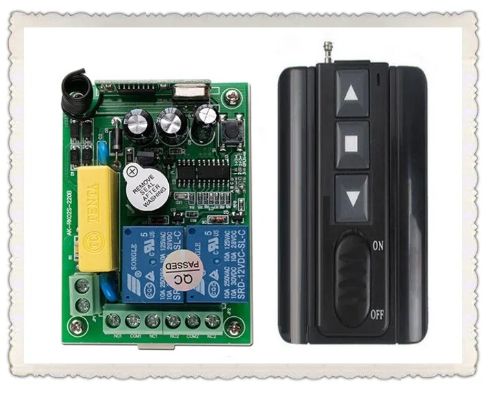 AC220V 2CH беспроводной пульт дистанционного управления мотор положительный и отрицательный переключатель системы приемник + передатчики для ...
AC220V 2CH беспроводной пульт дистанционного управления мотор положительный и отрицательный переключатель системы приемник + передатчики для ...