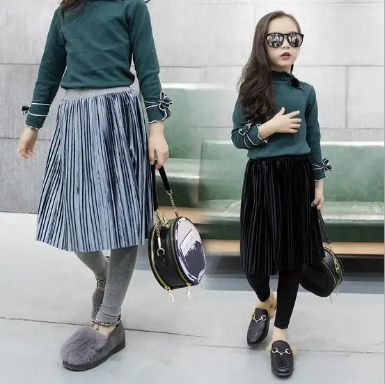 2022 Winter Children's Clothes Girls Leggings Solid Thicken Fleece Pleated Girl Culotte Leggings For Girls Long Trousers
2022 Winter Children's Clothes Girls Leggings Solid Thicken Fleece Pleated Girl Culotte Leggings For Girls Long Trousers