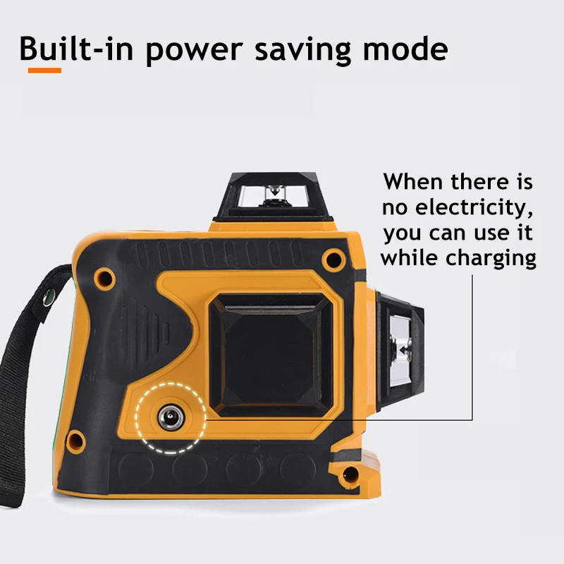 3D 360 Laser Level 12 Lines Green Bracket Adjustable Self-Leveling Horizontal Vertical Cross Waterproof Outdoor Powerful Beam
3D 360 Laser Level 12 Lines Green Bracket Adjustable Self-Leveling Horizontal Vertical Cross Waterproof Outdoor Powerful Beam
