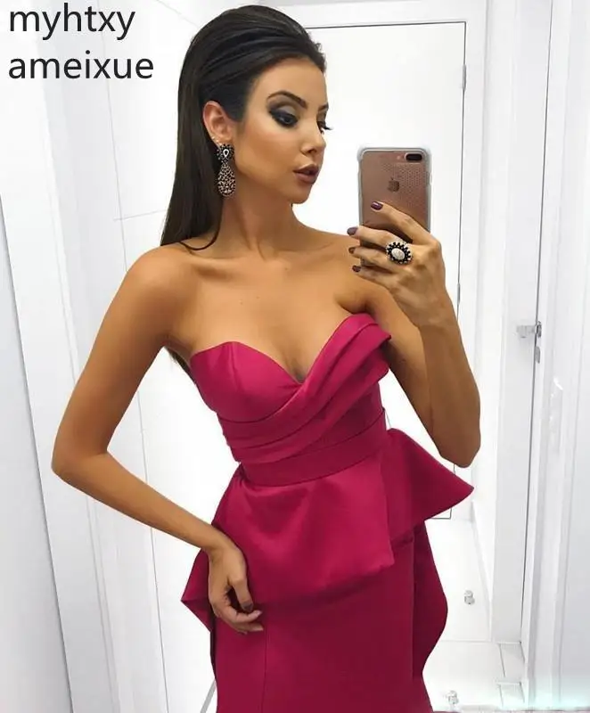 Fuchsia Long 2020 Mermaid Pink Evening Dresses Sweetheart Formal Zipper Back Prom Gowns Maid Of Honor Dress Robe De Soiree
Fuchsia Long 2020 Mermaid Pink Evening Dresses Sweetheart Formal Zipper Back Prom Gowns Maid Of Honor Dress Robe De Soiree