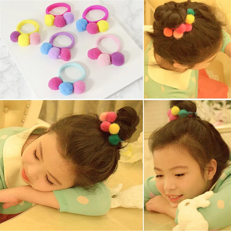 5pcs/lot Children Hair Accessories Baby Kids Hair Ring Hair Ropes Cute Pompon Elastic Hair Band Girl Lovely Ball Rubber Band
5pcs/lot Children Hair Accessories Baby Kids Hair Ring Hair Ropes Cute Pompon Elastic Hair Band Girl Lovely Ball Rubber Band