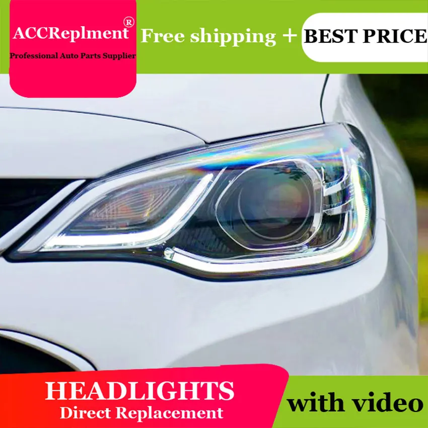 car styling For Chevrolet Cavalier headlight angel eyes 2016-2018 For Cavalier LED light bar Q5 bi xenon lens h7 xenon day light
car styling For Chevrolet Cavalier headlight angel eyes 2016-2018 For Cavalier LED light bar Q5 bi xenon lens h7 xenon day light