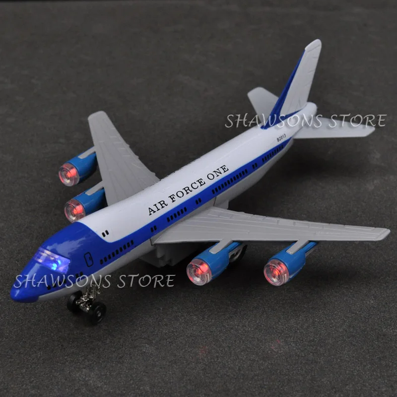 Модели Игрушек литой металлический самолет 8 дюймов ВВС One Боинг 747 Реплика с