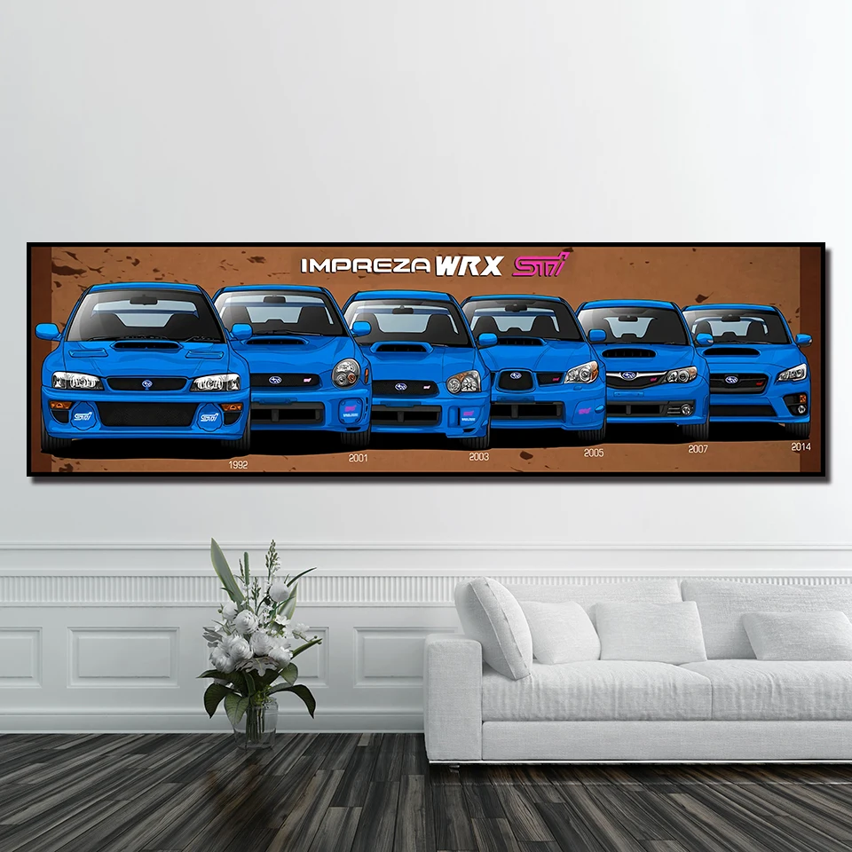Hd Prints Wall Art Blue Cool Car STI Sports Car Fashion Poster Painting Canvas Pictures For Living Room Bedside Home Decoration
Hd Prints Wall Art Blue Cool Car STI Sports Car Fashion Poster Painting Canvas Pictures For Living Room Bedside Home Decoration