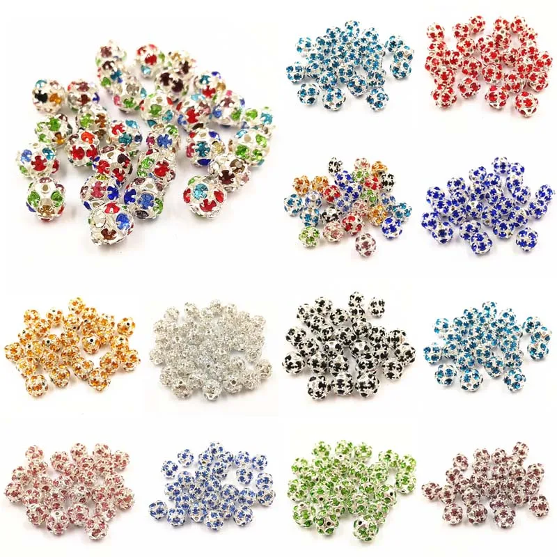 LNRRABC 6/8/10mm 10 Pcs/lot Round Crystal Rhinestones Ball Beads Fashion Jewelry Making DIY Bracelet Necklace
LNRRABC 6/8/10mm 10 Pcs/lot Round Crystal Rhinestones Ball Beads Fashion Jewelry Making DIY Bracelet Necklace
