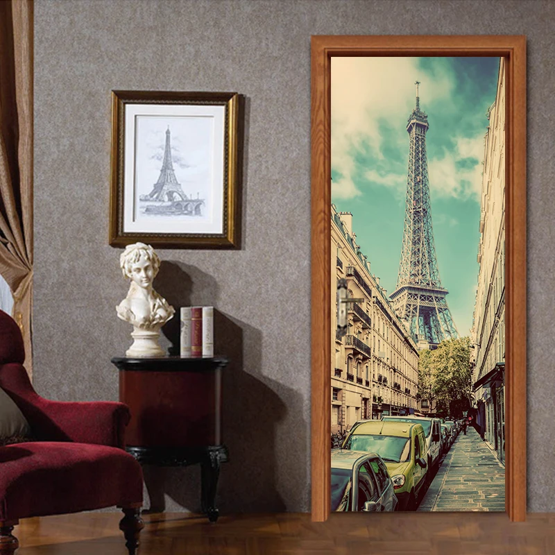 Door Sticker DIY Mural Imitation Tower Wallpaper Waterproof Self adhesive Door Murals Living Room Home Decor wall sticker
Door Sticker DIY Mural Imitation Tower Wallpaper Waterproof Self adhesive Door Murals Living Room Home Decor wall sticker