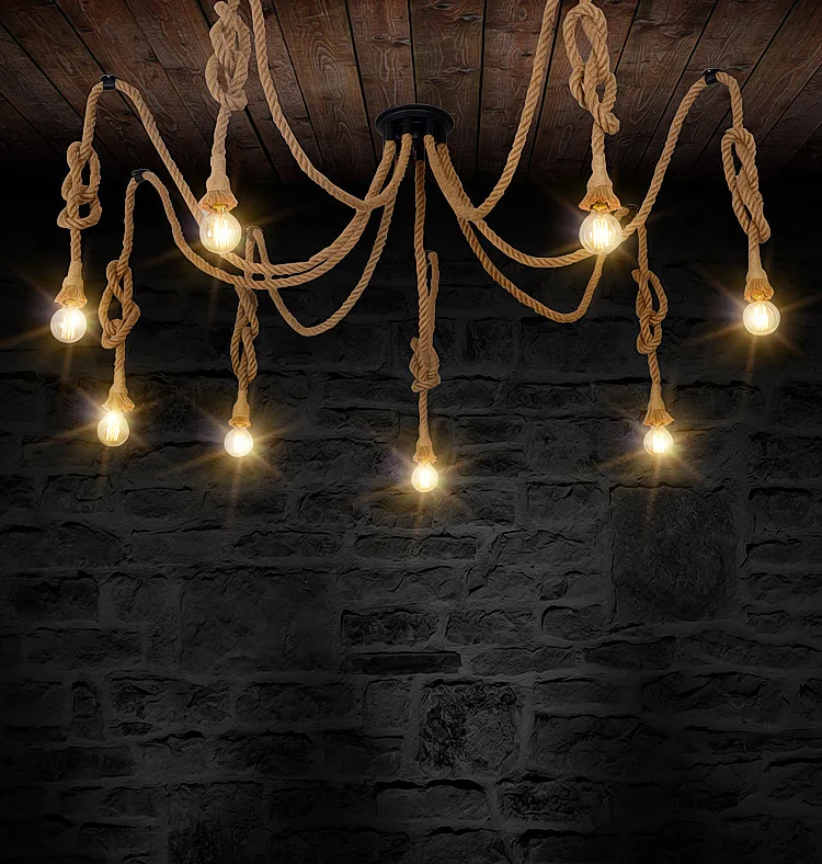 Rural retro style industrial hemp clothing droplight creative restaurant bar diffusing decorative lamps
Rural retro style industrial hemp clothing droplight creative restaurant bar diffusing decorative lamps