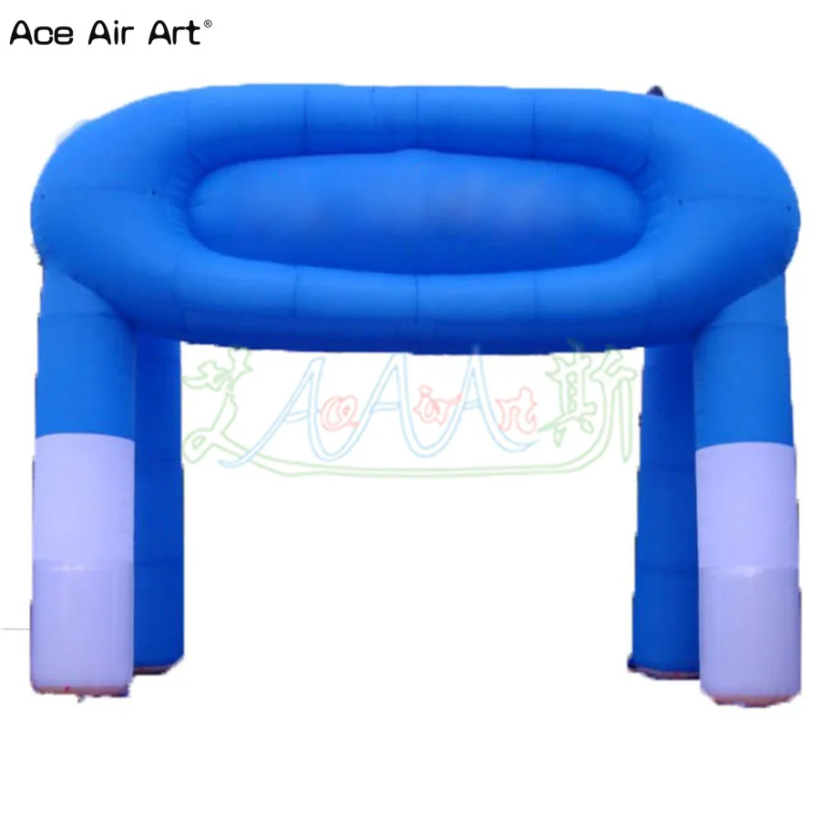 

2018 Newest shape 4 legs arch,inflatable advertising archway,promotional logo arch tent with fan for sale