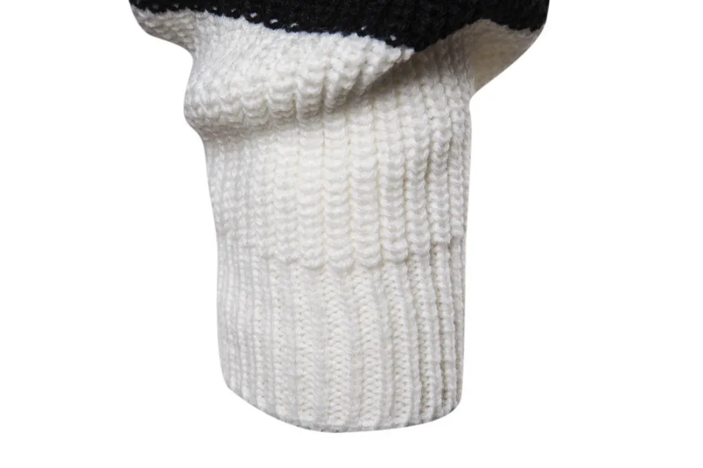 Black white striped men sweater coat long sleeve pocket knitted long cardigan mens casual patchwork sweaters camisolas homens
Black white striped men sweater coat long sleeve pocket knitted long cardigan mens casual patchwork sweaters camisolas homens