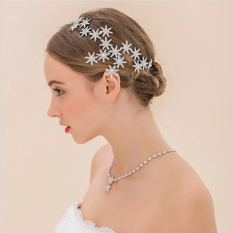 European Bridal Wedding Headwear Women Star Crowns Tiaras Hair Ornaments Crystal Long Headbands Bridesmaid Bride Headdress ML604
European Bridal Wedding Headwear Women Star Crowns Tiaras Hair Ornaments Crystal Long Headbands Bridesmaid Bride Headdress ML604