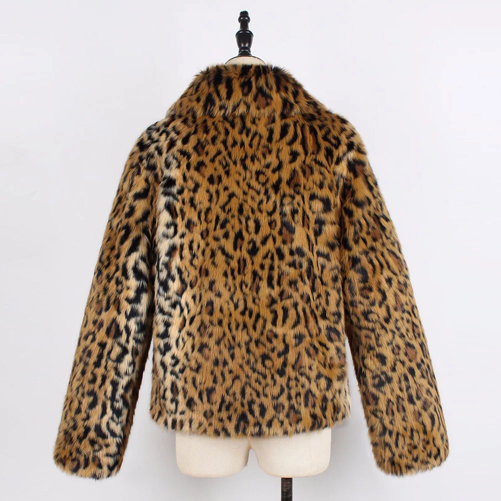 Faux Fur Coat Leopard Size Plus Fashion Women Short Jacket Faux Fur Outwear Covered Button Winter Warm Lady Slim Faux Fur Coat
Faux Fur Coat Leopard Size Plus Fashion Women Short Jacket Faux Fur Outwear Covered Button Winter Warm Lady Slim Faux Fur Coat