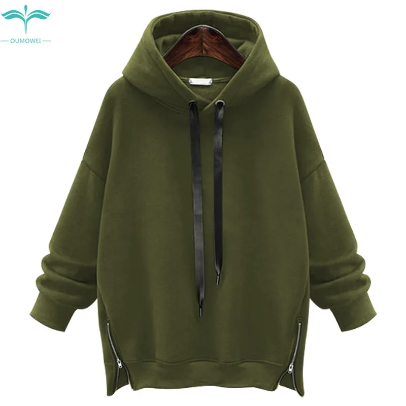 OUMOWEI Ladies Sweater Hoodie 2018 Autumn And Winter New Hooded Sweater Fashion Solid Color Cotton Hooded Shirt M To 6XL Size
OUMOWEI Ladies Sweater Hoodie 2018 Autumn And Winter New Hooded Sweater Fashion Solid Color Cotton Hooded Shirt M To 6XL Size