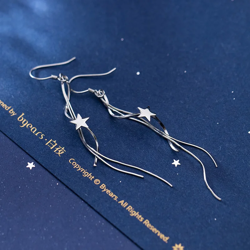 Real. 925 Sterling Silver jewelry Multilayer Rows Star Wave Twist dangle Hook Tassel Earrings Snakebone Chain c-G2865
Real. 925 Sterling Silver jewelry Multilayer Rows Star Wave Twist dangle Hook Tassel Earrings Snakebone Chain c-G2865