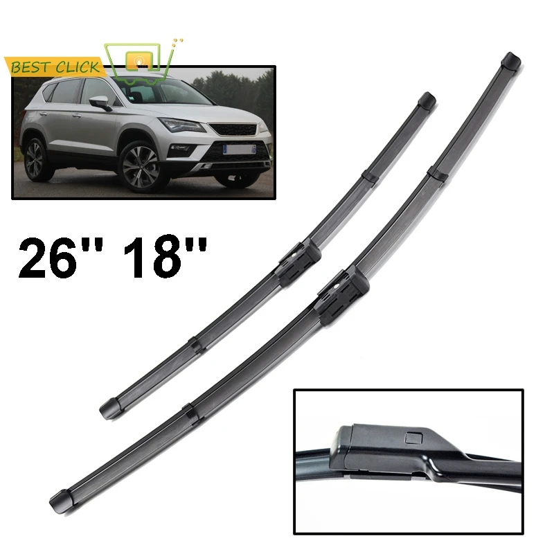 Misima LHD Windshield Windscreen Wiper Blades For SEAT Ateca 2016 2017 2018 2019 Front Window Wiper 26" 18"
Misima LHD Windshield Windscreen Wiper Blades For SEAT Ateca 2016 2017 2018 2019 Front Window Wiper 26" 18"