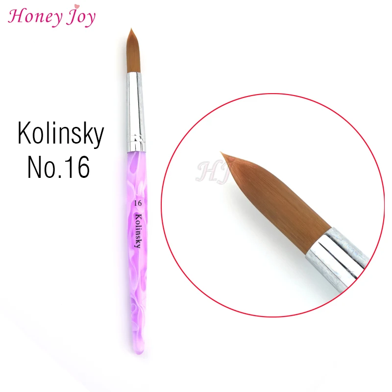 Promotion New Arrival Size #16 Kolinsky Professional Painting Nail Acrylic Brush Purple Handle Acrylic Pincel Liquid Powder Pen
Promotion New Arrival Size #16 Kolinsky Professional Painting Nail Acrylic Brush Purple Handle Acrylic Pincel Liquid Powder Pen