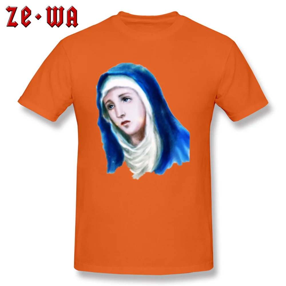 Orange Men's T Shirt Virgin Mary Painting Image Classic T-shirts High Quality Men's Fashion Casual Tops Tees On Sale Custom
Orange Men's T Shirt Virgin Mary Painting Image Classic T-shirts High Quality Men's Fashion Casual Tops Tees On Sale Custom