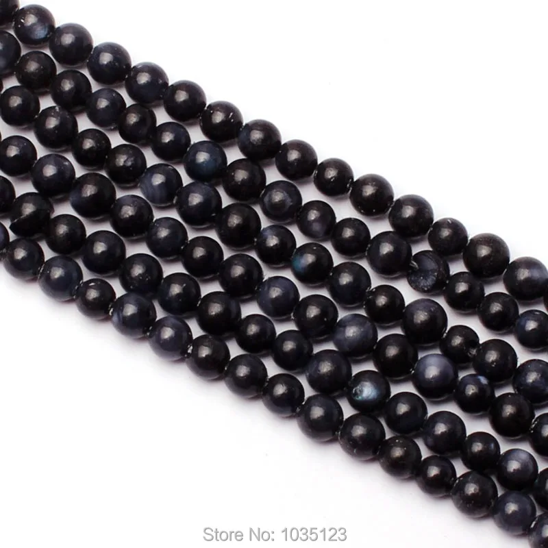 4mm Smooth Natural Black Shell Round Shape DIY Loose Beads Strand 15" Jewellery Creative Making w3376
4mm Smooth Natural Black Shell Round Shape DIY Loose Beads Strand 15" Jewellery Creative Making w3376