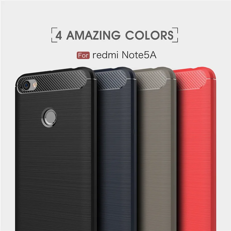 For Xiaomi Redmi Note 5A Case Cover 3GB/32GB 4GB/64GB 5.5" with Fingerprint Silicone for Prime Y1 |