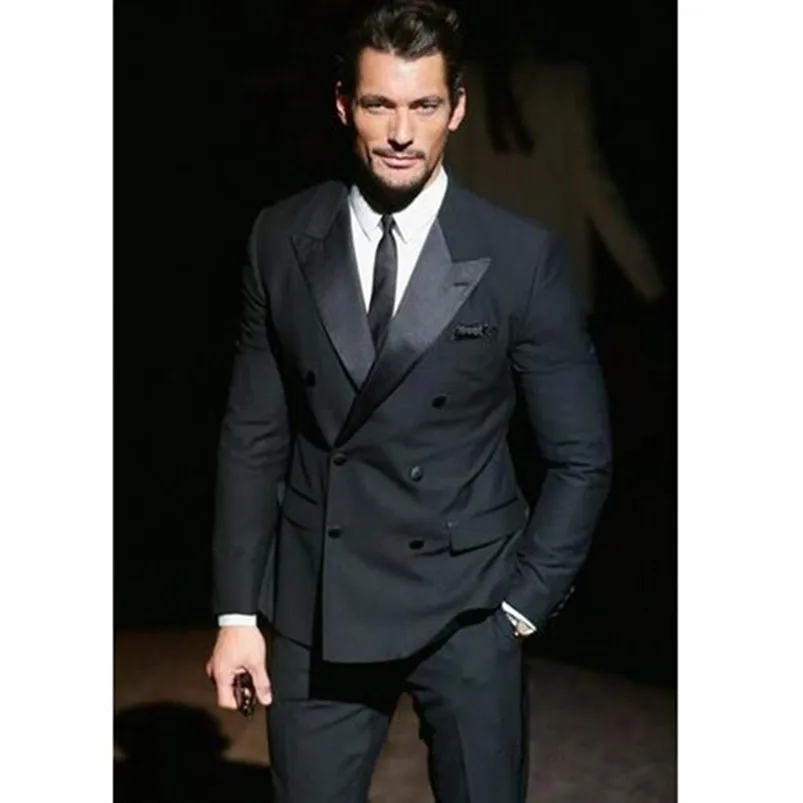 My Loddy Groom Tuxedos Double Breasted Black Groomsman Wedding Suit Custom Made Man Business Suit (Jacket+Pants)
My Loddy Groom Tuxedos Double Breasted Black Groomsman Wedding Suit Custom Made Man Business Suit (Jacket+Pants)