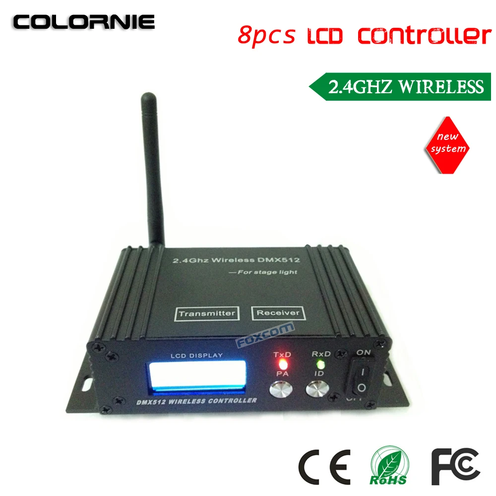 DHL/Fedex Free Shipping 2.4G Wireless DMX512 Receiver&Transmitter for Stage Disco Bar Light Stage FX Machines Blower Projector
DHL/Fedex Free Shipping 2.4G Wireless DMX512 Receiver&Transmitter for Stage Disco Bar Light Stage FX Machines Blower Projector