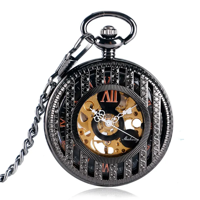 Top Luxury Brand SHUHANG Fashion Mechanical Pocket Watches for Nurse Black Elegant Hand Winding Clock Stripe Case Pendants
Top Luxury Brand SHUHANG Fashion Mechanical Pocket Watches for Nurse Black Elegant Hand Winding Clock Stripe Case Pendants