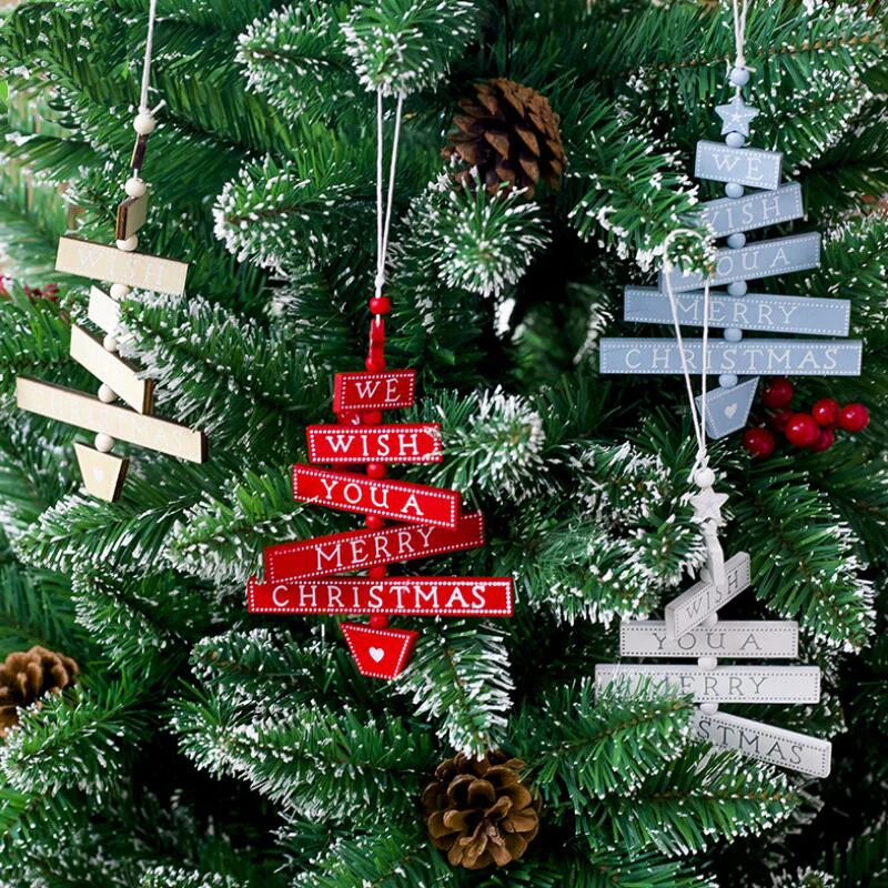 4pcs/set Merry Christmas Ornaments Creative Christmas Wooden Sign Pendant Painted Letter Christmas Tree Decoration
4pcs/set Merry Christmas Ornaments Creative Christmas Wooden Sign Pendant Painted Letter Christmas Tree Decoration