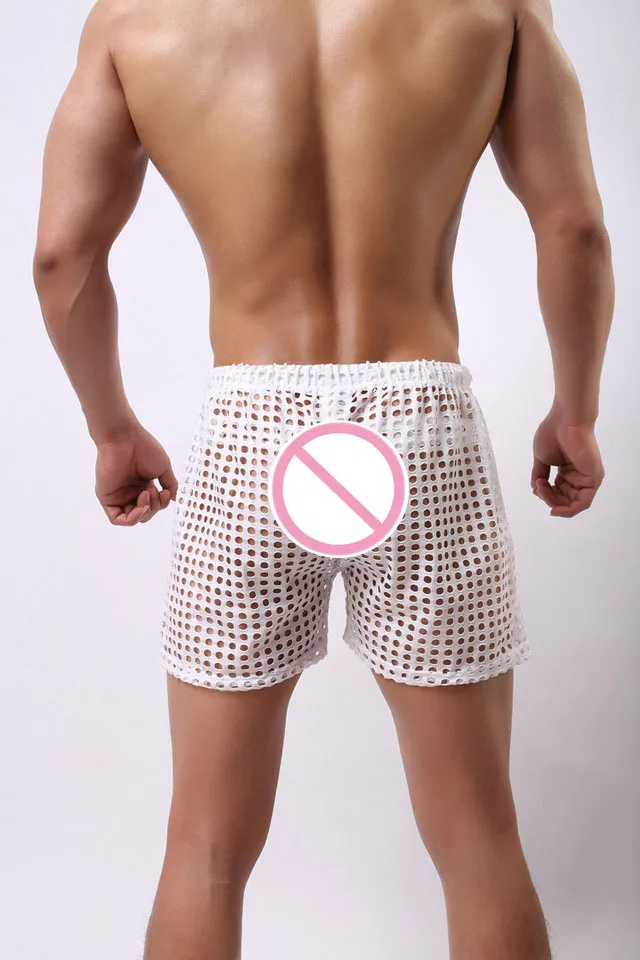 WOXUAN Summer 1PCS Transparent Mesh Shorts Gay Shorts Mesh Sheer See Through Brand Sleep Bottoms Sleepwear Leisure Home Wear
WOXUAN Summer 1PCS Transparent Mesh Shorts Gay Shorts Mesh Sheer See Through Brand Sleep Bottoms Sleepwear Leisure Home Wear