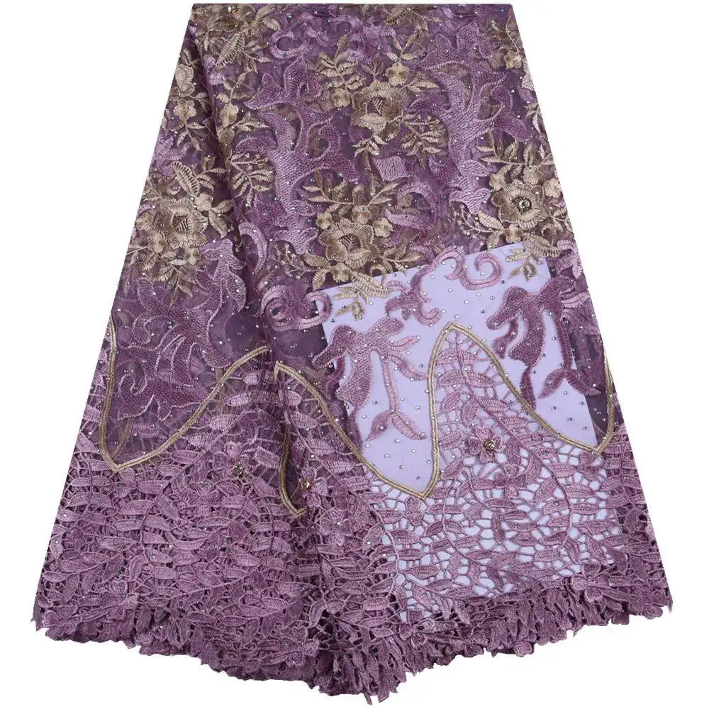Latest Onion African Lace Fabric French Cord Lace Fabric Embroidered Nigerian Tulle Lace Fabrics With Stones For Wedding S1651
Latest Onion African Lace Fabric French Cord Lace Fabric Embroidered Nigerian Tulle Lace Fabrics With Stones For Wedding S1651
