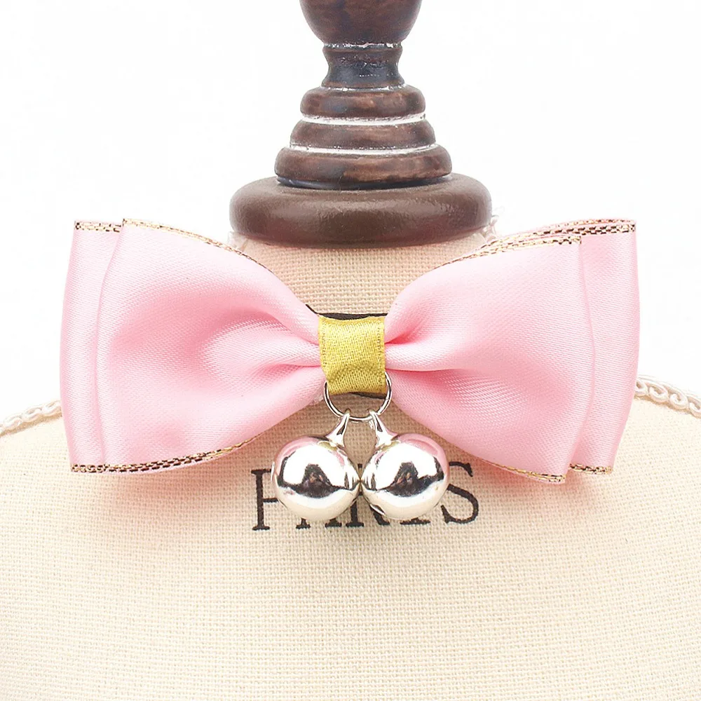 

Traumdeutung Small Cats Collars Bow Bell Accessories Product Kitten Necklaces Puppy Pets Collar Dogs Products katzen halsband