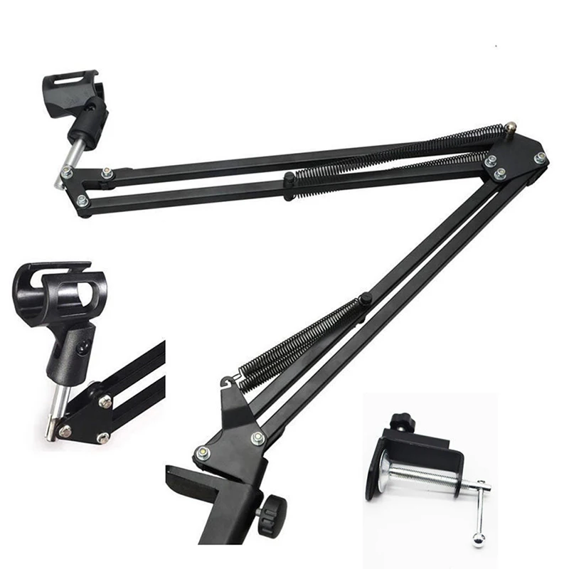 Professinoal Broadcasting Live Mic Stand Microphone Scissor Arm Suspension Boom Mount Shock Holder Studio Sound for PC Desktop
Professinoal Broadcasting Live Mic Stand Microphone Scissor Arm Suspension Boom Mount Shock Holder Studio Sound for PC Desktop