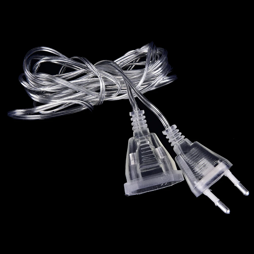 Wire EU plug/US plug for LED String Christmas Lights Garden Home Garland Party Decotation 3M Extender Transparent
Wire EU plug/US plug for LED String Christmas Lights Garden Home Garland Party Decotation 3M Extender Transparent