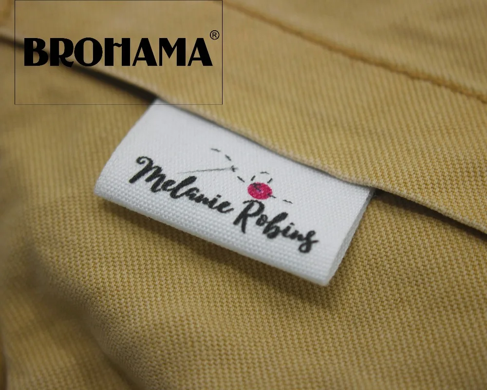 Sewing labels / custom brand labels, clothing labels, sewing, fabric 100% cotton, custom text (MD522)
Sewing labels / custom brand labels, clothing labels, sewing, fabric 100% cotton, custom text (MD522)
