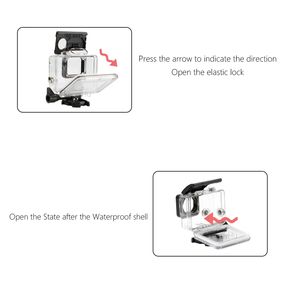 SnowHu for Go pro Accessories for Gopro Waterproof Housing Case Mount Hero 4 3 plus for Gopro Hero 3+ 3 4 Camera Mounting GP248
SnowHu for Go pro Accessories for Gopro Waterproof Housing Case Mount Hero 4 3 plus for Gopro Hero 3+ 3 4 Camera Mounting GP248