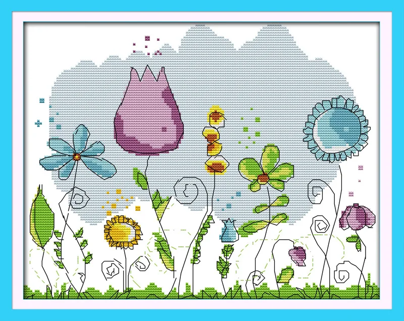 Flower buds cross stitch kit cartoon 14ct 11ct count print canvas stitching embroidery DIY handmade needlework
Flower buds cross stitch kit cartoon 14ct 11ct count print canvas stitching embroidery DIY handmade needlework