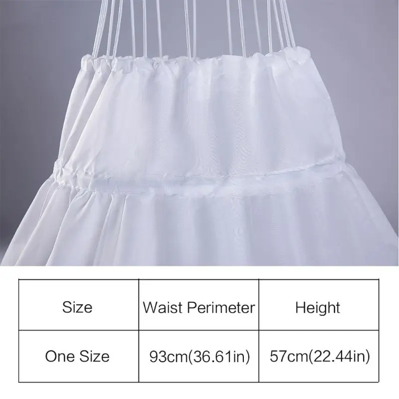 Wedding Petticoat Crinoline Slip 3 Hoops One Layer Children Kids Lace Trim Flower Girl Bridal Dress Underskirt Elastic Waist
Wedding Petticoat Crinoline Slip 3 Hoops One Layer Children Kids Lace Trim Flower Girl Bridal Dress Underskirt Elastic Waist