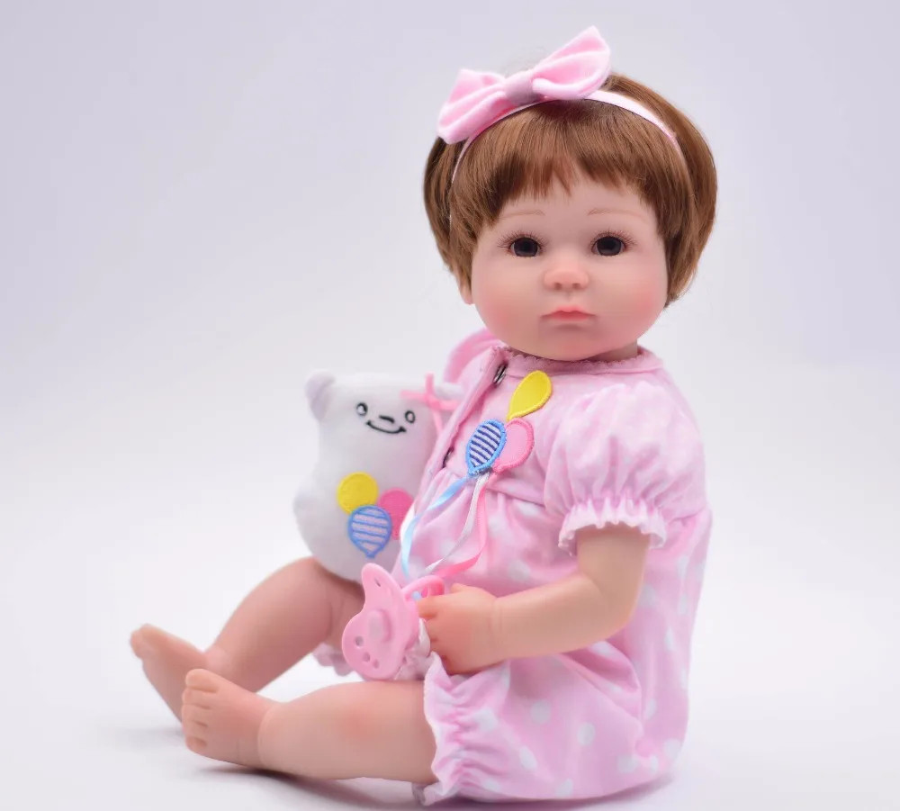 16inches silicone reborn baby dolls 40cm kids Playmate Gift For Girls 16 Inch Baby Soft Toys For Bouquets Doll birthday
16inches silicone reborn baby dolls 40cm kids Playmate Gift For Girls 16 Inch Baby Soft Toys For Bouquets Doll birthday
