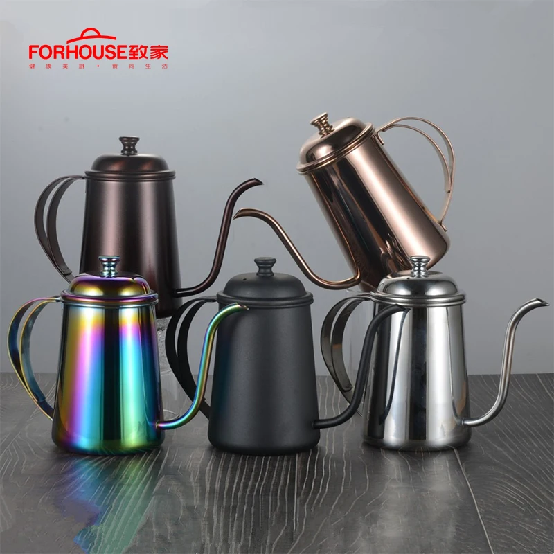 Stainless Steel Gooseneck Drip Kettle Non-stick Milk Frothing Jug Swan Neck Drip Coffee Tea Pot
Stainless Steel Gooseneck Drip Kettle Non-stick Milk Frothing Jug Swan Neck Drip Coffee Tea Pot