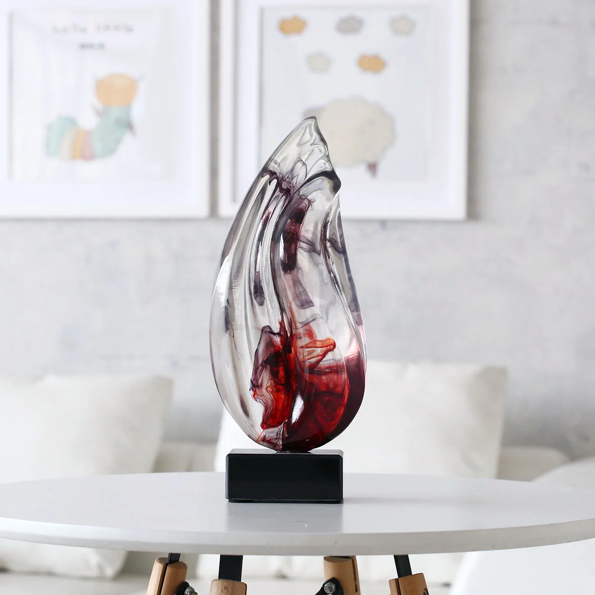 Tooarts Dewdrop Transparent Resin Sculpture Glass-like Soft Decor Sculpture Crafts Home Office Porch Decorations Ornaments
Tooarts Dewdrop Transparent Resin Sculpture Glass-like Soft Decor Sculpture Crafts Home Office Porch Decorations Ornaments