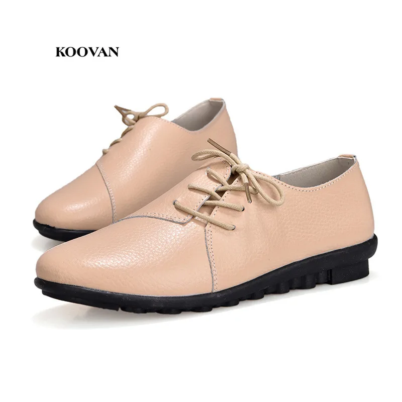Koovan Women's Flats 2018 Spring Summer White Leather Peas Shoes Soft Bottom Comfortable Maternity Shoes Mother Nurse Footwear
Koovan Women's Flats 2018 Spring Summer White Leather Peas Shoes Soft Bottom Comfortable Maternity Shoes Mother Nurse Footwear