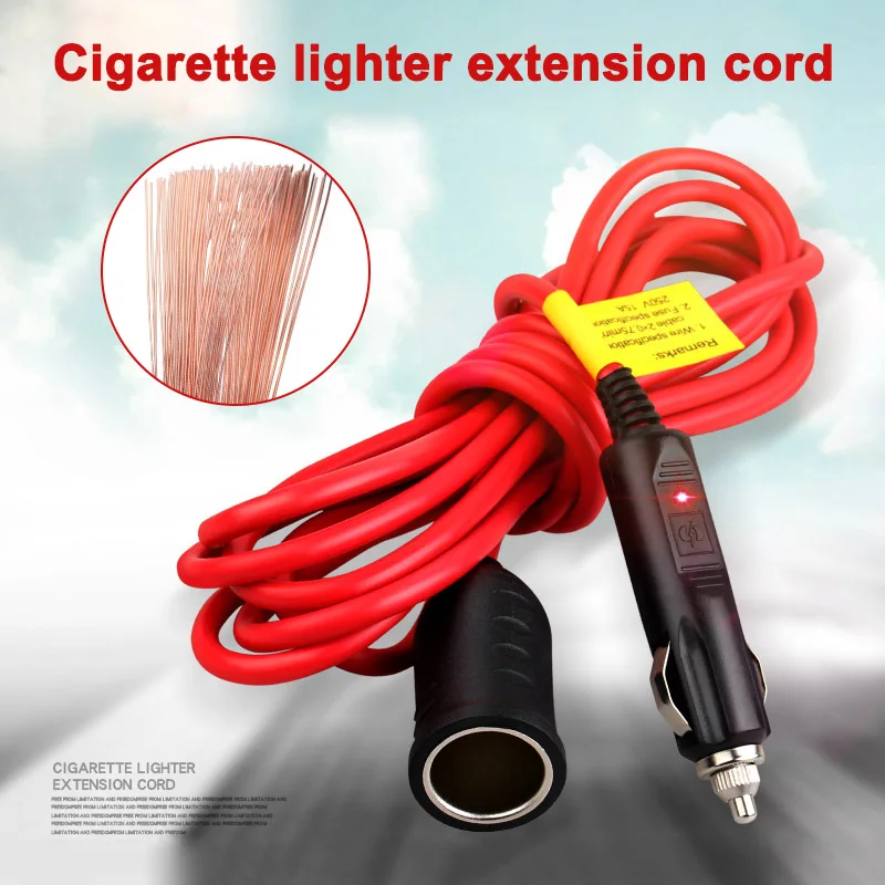 2021 250V 15A Heavy Duty Extension Cord with Cigarette Lighter Plug Socket for Car
2021 250V 15A Heavy Duty Extension Cord with Cigarette Lighter Plug Socket for Car