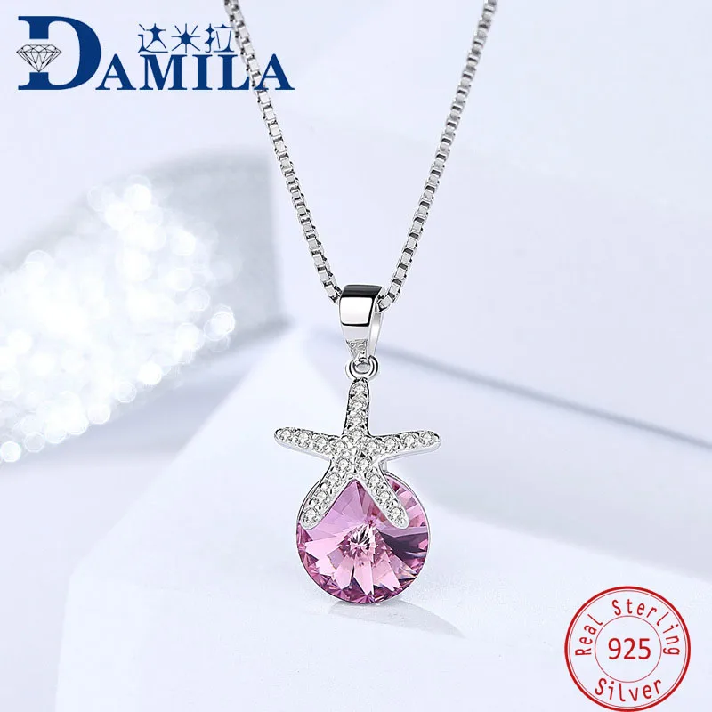 High quality crystal sea star pendant for necklace silver 925 Cubic Zirconia stone pendants for women jewelry accessories S925
High quality crystal sea star pendant for necklace silver 925 Cubic Zirconia stone pendants for women jewelry accessories S925