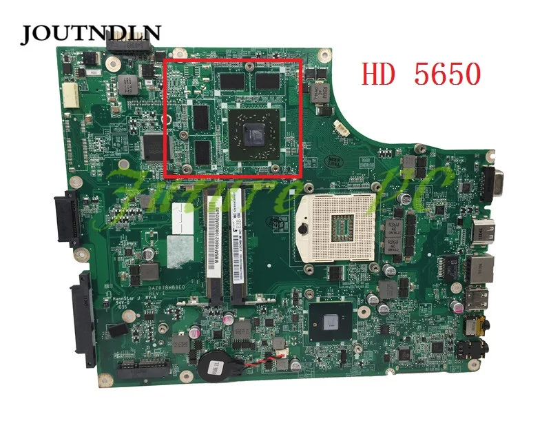 JOUTNDLN для Acer aspire 5745 5745G материнская плата ноутбука MBRAF06002 DAZR7BMB8E0 HM55 DDR3 W/HD 5650 GPU