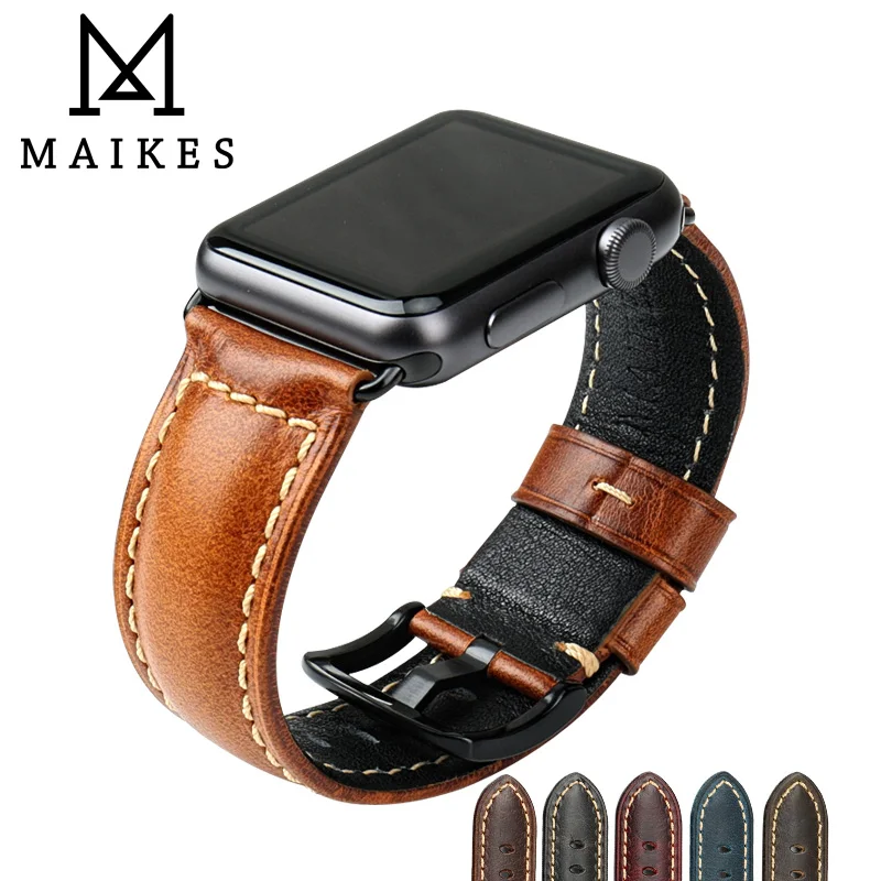 Vintage Bracelet Cow Leather Band For Apple Watch 44mm 40mm 42mm 38mm 6 SE 5 4 3 For Apple Watch Strap iWatch Watchband
Vintage Bracelet Cow Leather Band For Apple Watch 44mm 40mm 42mm 38mm 6 SE 5 4 3 For Apple Watch Strap iWatch Watchband