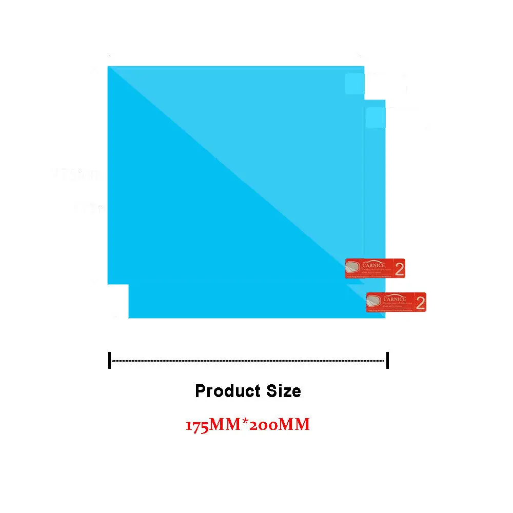 2Pcs 20x17.5cm Waterproof Mist Film Car-Styling Anti-Fog Rainproof Rearview Mirror Protective Film Dropshipping Freeshipping
2Pcs 20x17.5cm Waterproof Mist Film Car-Styling Anti-Fog Rainproof Rearview Mirror Protective Film Dropshipping Freeshipping