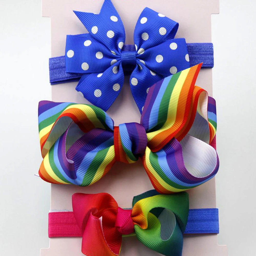 3pcs/set Large Ribbon Rainbow Bow Headband Dot Printed Bowknot Hairband set Baby Girls Bow Princess party Headbands Hairband set
3pcs/set Large Ribbon Rainbow Bow Headband Dot Printed Bowknot Hairband set Baby Girls Bow Princess party Headbands Hairband set