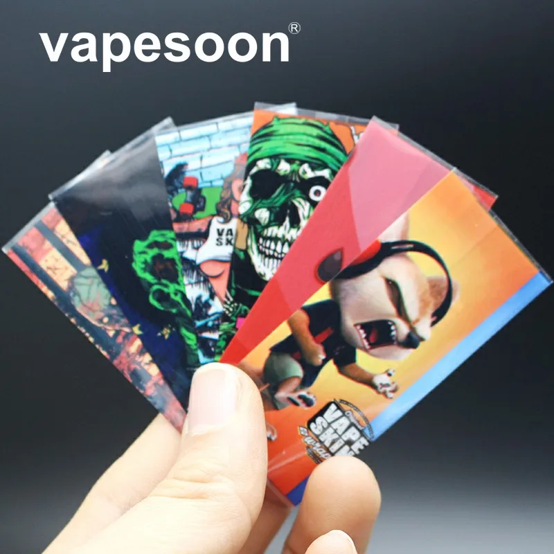 100pcs VapeSoon protector skin 18650 battery protected wrapper battery wrap skin sticker for e cigarette 18650 battery 6 styles
100pcs VapeSoon protector skin 18650 battery protected wrapper battery wrap skin sticker for e cigarette 18650 battery 6 styles