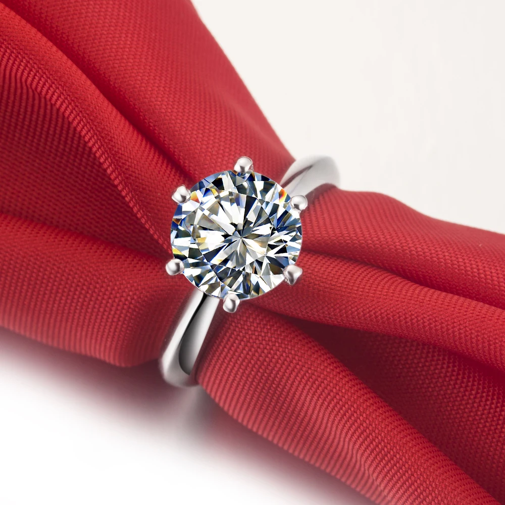 Solid Platinum PT950 Ring Test Natural 0.6CT Moissanite Engagement Ring VVS1 Wedding Fine Jewelry Last Forever
Solid Platinum PT950 Ring Test Natural 0.6CT Moissanite Engagement Ring VVS1 Wedding Fine Jewelry Last Forever