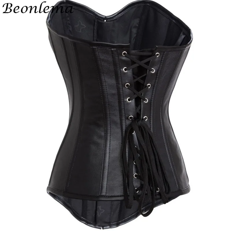 BEONLEMA Femme Overbust Bustiers XXXXXXL Plus Size Women 6XL Clothes 14 Steel Bones Waist Trainer Black Leather Gorset Sexi
BEONLEMA Femme Overbust Bustiers XXXXXXL Plus Size Women 6XL Clothes 14 Steel Bones Waist Trainer Black Leather Gorset Sexi